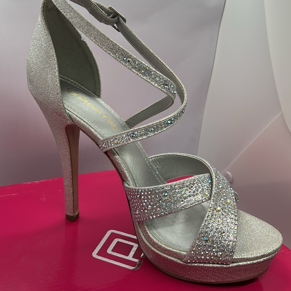 DREAM PAIRS Women's High Heel Platform Dress Pump Sandals Size 8.5